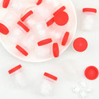 3D Halloween White Ghost Bottle Silicone Focal Beads 20pcs