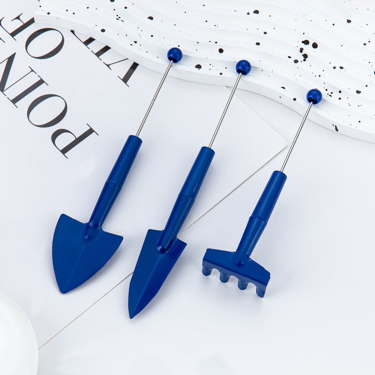 Beadable Metal Gardening Tool Sets Solid Color