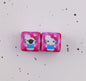 Candy Colored Hello Kitty Square Acrylic Beads 15mm Lively 10pcs 8