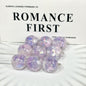 Summer Inspired 16mm Resin Round Beads with Sparkling Sequins 10pcs 9