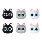  3D Large Eye Cat Heads Silicone Focal Beads 20Pcs 8