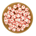 15mm Silicone Beads Medical Heart Beat Stethoscope Printed 50pcs