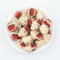 3D Crushed Sugar Cake Cup Focal Beads 20 pcs 8