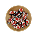 Silicone Focal Beads Love Bottle Love Pills Label Tilted Lid 20pcs 2