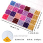 Heishi Clay Beads 6mm Polymer Colorful Matte Doughnut 1 Strand 8