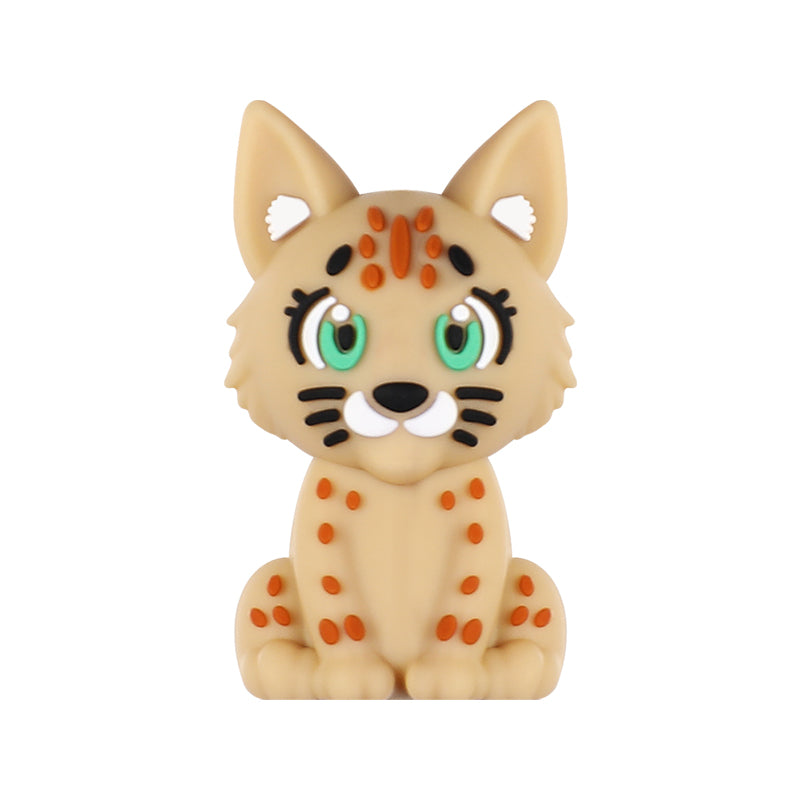 3D Wild Animal Silicone Focal Beads 20pcs 11