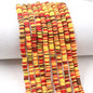 Flat Clay Beads 6mm Colorful Matte Polymer Spacer 10 Strands 46