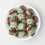 3D Angry Tree Man Silicone Focal Beads 20pcs