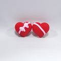 Silicone 3D Focal Beads Valentine Bow Heart Wrapped in Bow 20pcs 2