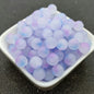 Dual Color Round Glass Beads 8mm Gradient Painted 100pcs 19