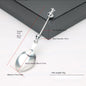 Beadable Spoon Stainless Steel Polished Finish Beadable Bar 8