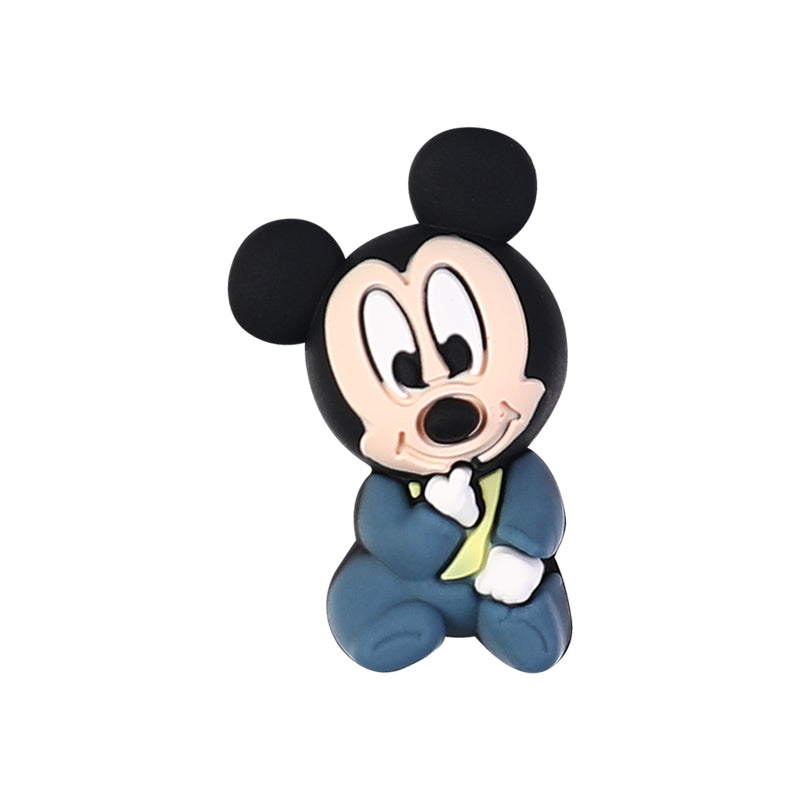 Silicone 3D Focal Beads Disney Mickey Minnie Tigger Detailed Character 20pcs 8
