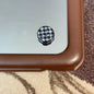 Flat Houndstooth Acrylic Beads 18mm Glossy Colorful 20pcs 6