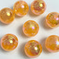 Glow Acrylic Beads 16mm Light In The Dark Pastel Colors 50pcs 10