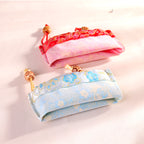 Vintage Brocade Drawstring Pouches Embroidered Floral Pattern 11cm 2pcs 3
