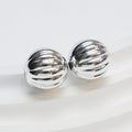 Plated Pumpkin Acrylic Beads 14mm Glossy Metallic Colors 50pcs 2