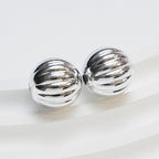 Plated Pumpkin Acrylic Beads 14mm Glossy Metallic Colors 50pcs 2