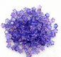 Pentagonal Star Glass Beads 8mm Transparent Pastel Colors 30pcs 30