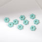 Floral Flower Shape 8mm Acrylic Spacer Beads 50pcs 5