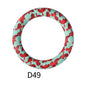 65mm Silicone Beads Printed Designs Vibrant Colors 8