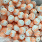 15mm Silicone Beads Beach Volley Print 50pcs 2
