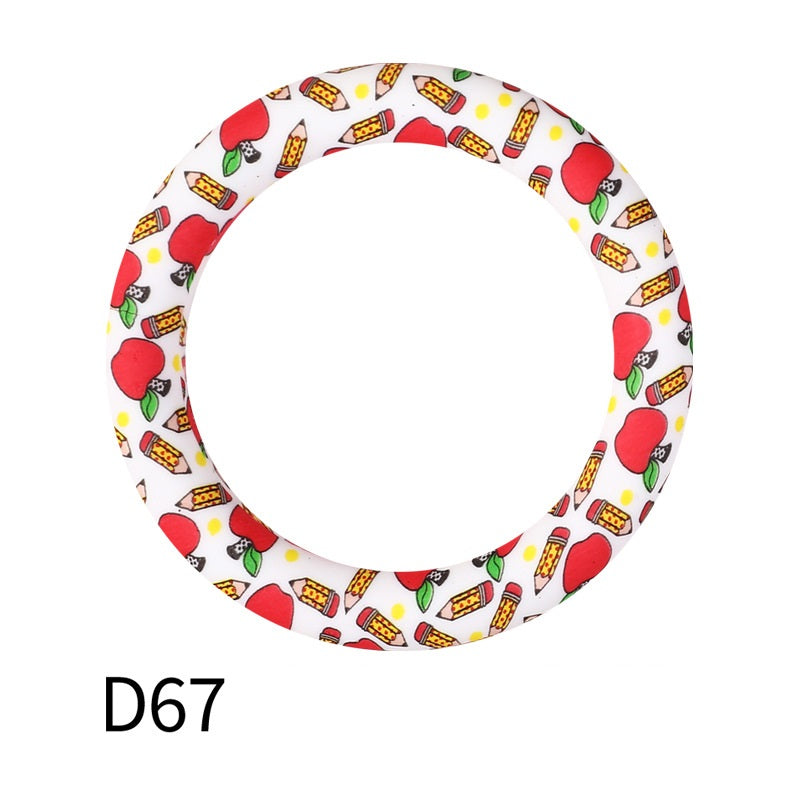 65mm Printing circular silicone rings 69