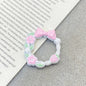 Bow Wreath Metal Beads 31mm Painted Enamel Alloy 10pcs 6