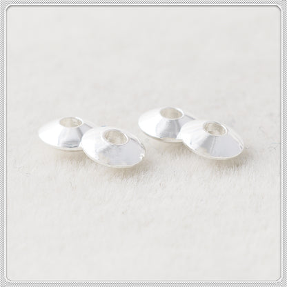 Brass UFO Spacer Beads 4-8mm Smooth Finish 100pcs 7