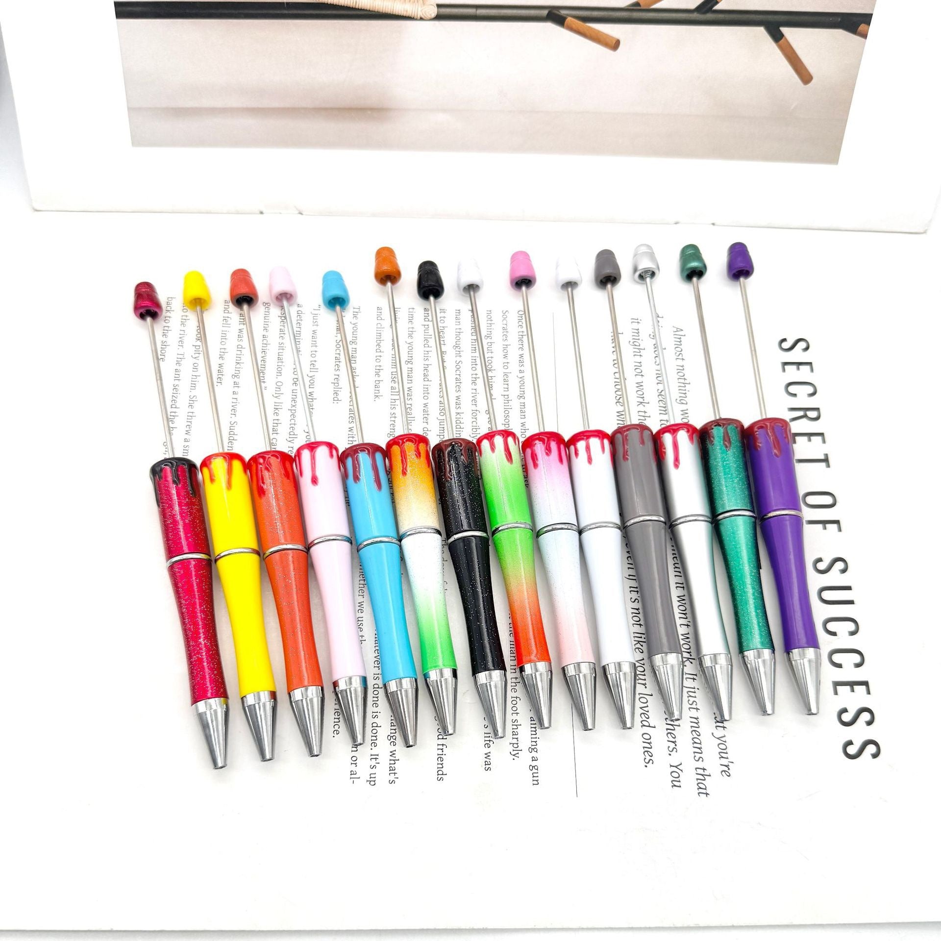 Beadable Pen Halloween Bloodprint Morandi Candy Color 3