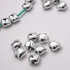 Silver Plating Hello Kitty Acrylic Beads 11mm Tiny 100pcs 3