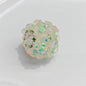 Embellished Bubblegum Beads 18mm Matte Confetti Floral 4pcs 8