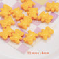 Colorful Bear Acrylic Beads 12x14mm Playful Design 20pcs 10