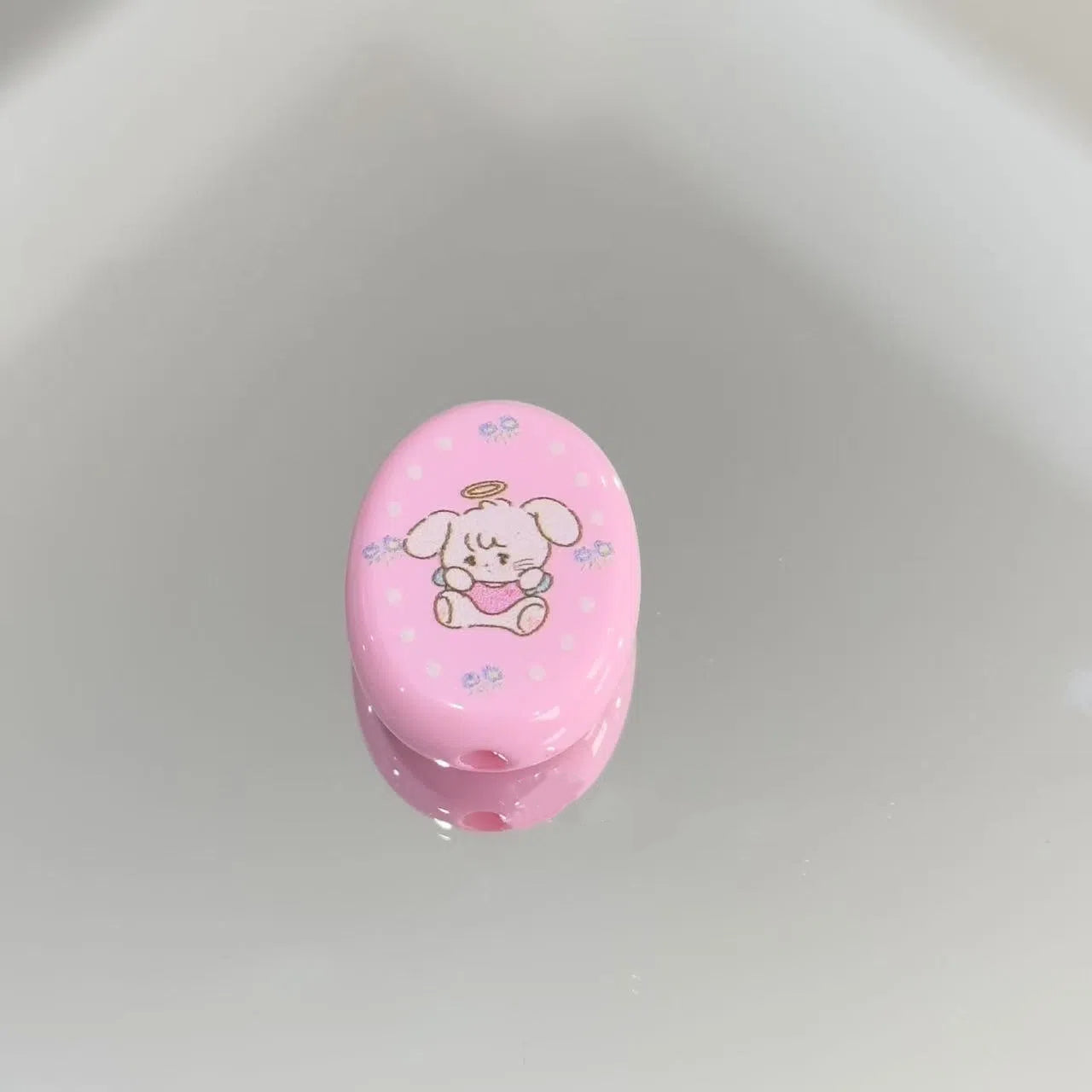 Oval Acrylic Beads 23mm Cartoon Kite Pattern Pastel Colors 10pcs 3