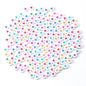 Colored Heart Acrylic Flat Round Beads 7mm Mixed Colors 200pcs 13