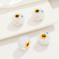Fabric Glitter Sequin Spacer Beads 16mm 50pcs 6