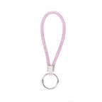 Diamond Wristlet Keychain Metal Flexible Loop Multiple Colors 11