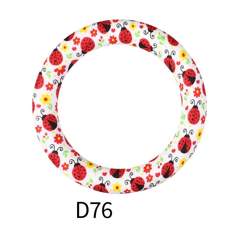 65mm Printing circular silicone rings 75