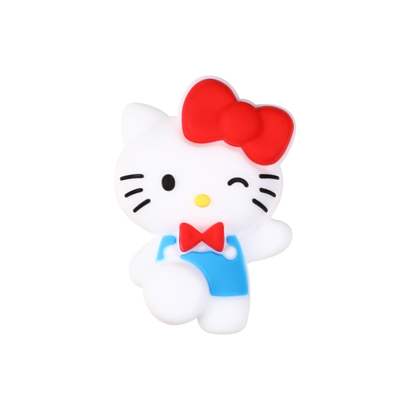 Silicone 3D Focal Beads Sanrio Characters Big Ear and Bow Details 20pcs 12