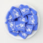 Blue Football Team Logo Silicone Focal Beads 20pcs 2