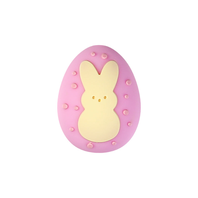 Silicone 3D Focal Beads Easter Bunny Chick Easter Egg Rabbit 20Pcs 24