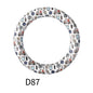65mm Silicone Beads Printed Designs Vibrant Colors 42