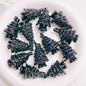 Glossy Christmas Tree Acrylic Beads 36x22mm Colorful Mixed 5pcs 6