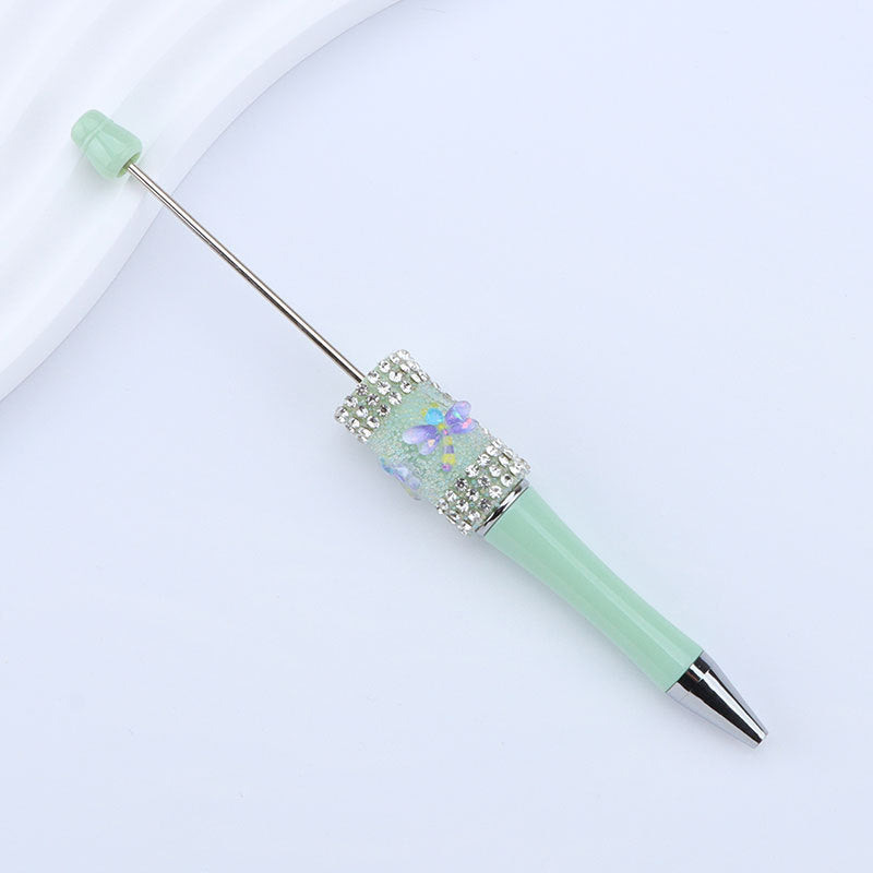 Beadable Pen with Dragonfly Sugar Rhinestone 19