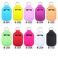 Neoprene Sanitizer Chapstick Holder Wrist Strap Keychain 10pcs