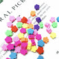 Animal and Plant Series Flat Clay Beads Colorful Polymer 100pcs 14