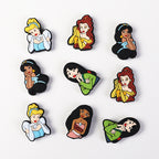 Silicone Focal Beads Disney Princess Front Facing Detailed Faces 20pcs 2