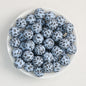15mm Paisley Pattern Priented Silicone Round Beads 50pcs 5
