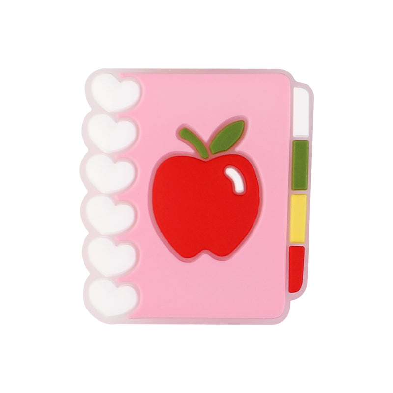 Silicone Focal Beads Learning Stationery ABC Pencil Rainbow 20pcs 15