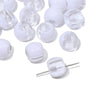 Large Hole Acrylic Beads 12mm Two-Tone Mixed Colors 60pcs 8