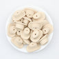 Western Style Silicone Cowboy Hat Focal Beads 20pcs - Khaki